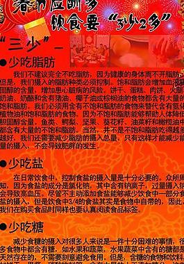 春節(jié)養(yǎng)生展板圖片