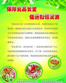 食品安全宣傳展板圖片