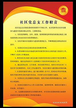 工作職責(zé)展板圖片