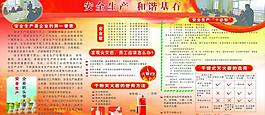 安全生产展板图片