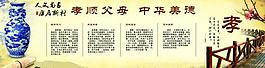 復(fù)古展板模版圖片