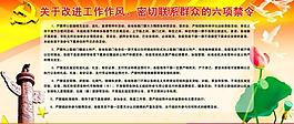 六項禁令展板圖片