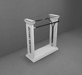 展柜柜臺3d模型圖片