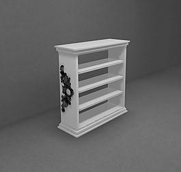 展柜柜臺3d模型圖片