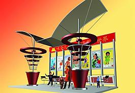 展覽展示展廳3d模型圖片