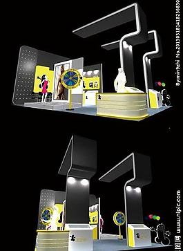 展覽模型 3d設計模型圖片