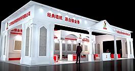 展覽3d模型 建材展圖片