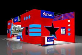 展覽展示展廳3d模型圖片