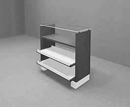 展柜柜臺3d模型圖片