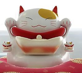 招财猫3d模型图片