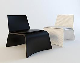 現(xiàn)代休閑椅3d max模型圖片