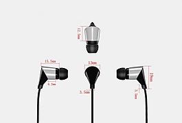 耳機3d設計模型圖片