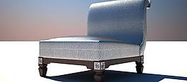 單人沙發(fā)座椅3d max模型圖片