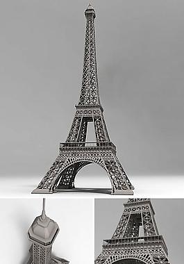 埃菲爾鐵塔3d模型圖片