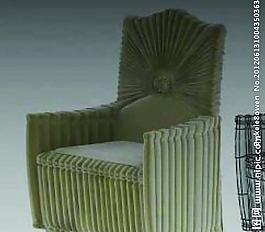 單人沙發(fā)座椅3d max模型圖片