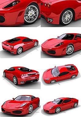 極品三維模型素材法拉利 f430 3d 模型素材圖片