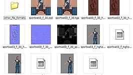 3d人物模型max源文件圖片