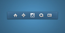 Instagram應用軟件圖標PSD素材