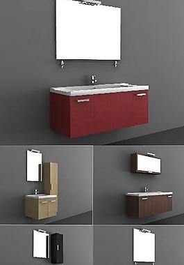3d衛(wèi)生間家具組合模型圖片