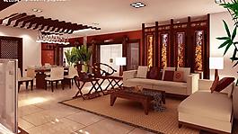 3d室內(nèi)空間模型精華圖片