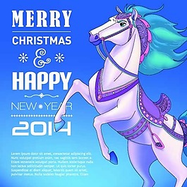 馬年素材模板下載