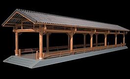 廊橋模型圖片
