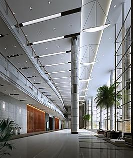 政府大廳模型圖片