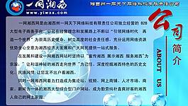 公司简介展板图片