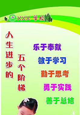 學(xué)校文化展板圖片
