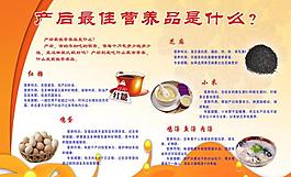 产后健康展板图片