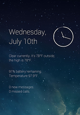 iOS 7的靈感的主題與視差