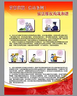 信訪條例展板圖片