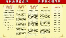 文明崗位展板圖片