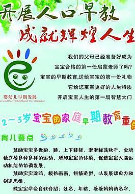 早教儿童展板展架图片