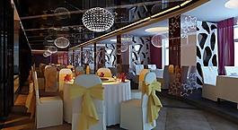 餐廳模型圖片