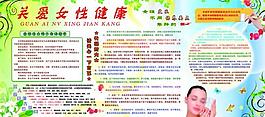 女性健康展板圖片