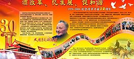 改革开放展板图片