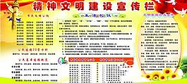 精神文明 展板圖片