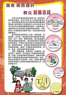计划生育展板图片