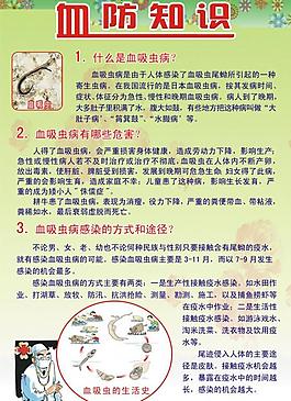 血防知识展板图片