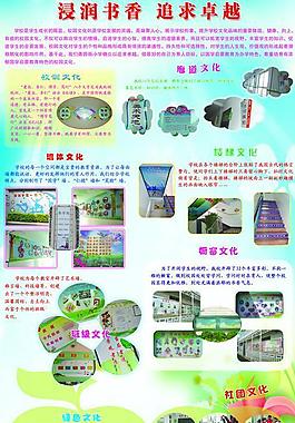 校園文化展板圖片