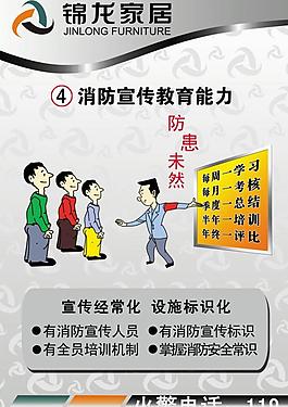 消防宣傳展板圖片
