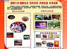 电信工作展板图片