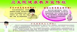 健康教育宣傳展板圖片