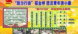 奔小康展板图片