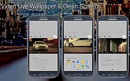 簡單的屏幕videolivewallpaper