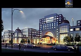 歐式建筑模型圖片