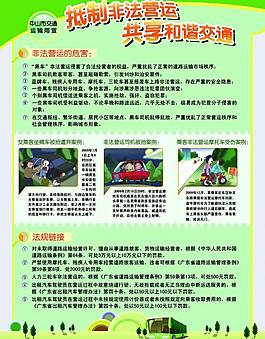 交通宣傳展板圖片