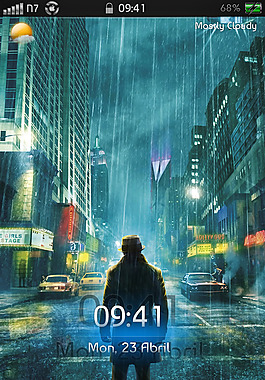 黑色的雨