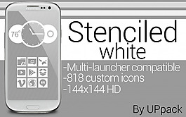 刷圖標（白色）